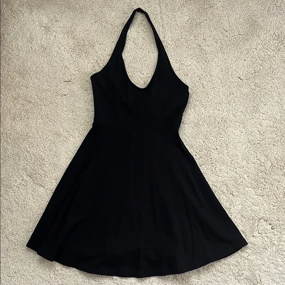 Express Black Halter Dress